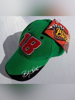 Bobby Labonte 18 Joe Gibbs Racing NASCAR Hat Cap Racing Green New
